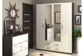Шкаф Квадро шимо светлый/темный в Елабуге - elabuga.mebel24.online | фото 1