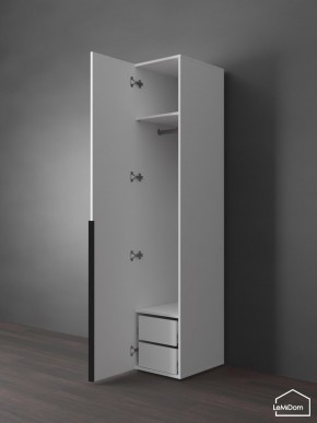 Шкаф Linnea MHR-1-3 2050х400х510 (Белый-М 11.1.2) в Елабуге - elabuga.mebel24.online | фото 5