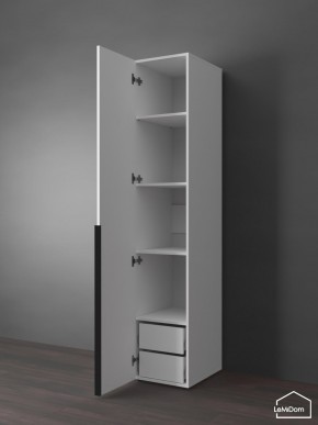 Шкаф Linnea MHR-1-3 2050х400х510 (Белый-М 11.1.2) в Елабуге - elabuga.mebel24.online | фото 5