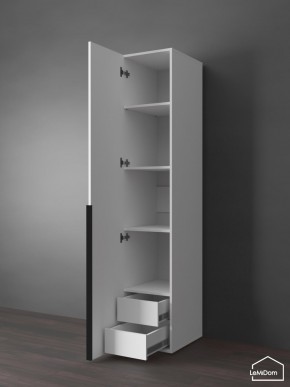 Шкаф Linnea MHR-1-3 2050х400х510 (Белый-М 11.1.2) в Елабуге - elabuga.mebel24.online | фото 6