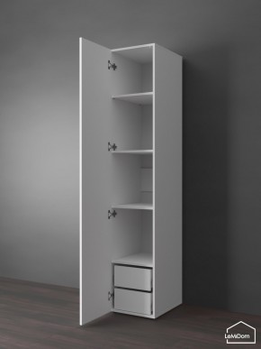 Шкаф Linnea MHR-1PO-4 2050х400х510 (Белый-М 11.1.1) в Елабуге - elabuga.mebel24.online | фото 5