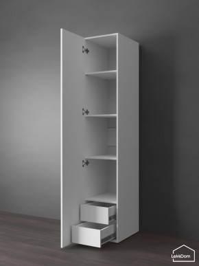 Шкаф Linnea MHR-1PO-4 2050х400х510 (Белый-М 11.1.2) в Елабуге - elabuga.mebel24.online | фото 4