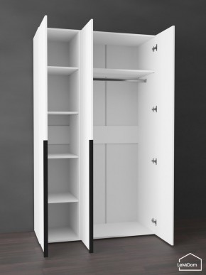 Шкаф Linnea MHR-3-1 2050х1200х510 (Белый-М 11.1.2) в Елабуге - elabuga.mebel24.online | фото 4