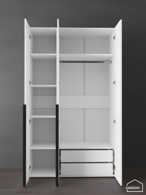 Шкаф Linnea MHR-3-2 2050х1200х510 (Белый-М 11.1.2) в Елабуге - elabuga.mebel24.online | фото 5