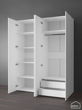 Шкаф Linnea MHR-4PO-2 2050х1600х510 (Белый-М 11.1.2) в Елабуге - elabuga.mebel24.online | фото 6