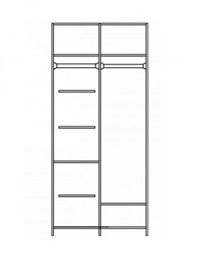 Шкаф Нинель ММ-167-01/03 в Елабуге - elabuga.mebel24.online | фото 3
