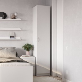 Шкаф ПЕГАС однодверный, цвет белый в Елабуге - elabuga.mebel24.online | фото 4