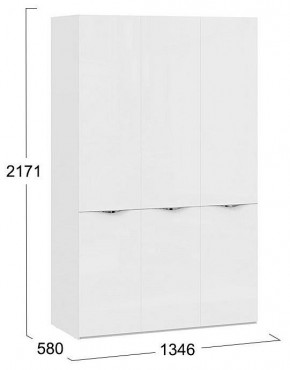 Шкаф платяной Глосс СМ-319.07.431 в Елабуге - elabuga.mebel24.online | фото 4