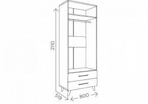 Шкаф платяной Мариус М-01 в Елабуге - elabuga.mebel24.online | фото 10