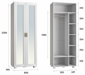 Шкаф платяной Монблан МБ-26К в Елабуге - elabuga.mebel24.online | фото 3