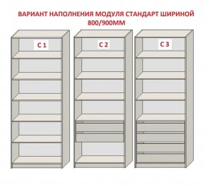 Шкаф распашной серия «ЗЕВС» (PL3/С1/PL2) в Елабуге - elabuga.mebel24.online | фото 6