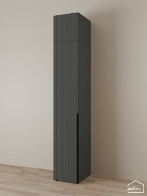 Шкаф с антресолью Linnea MHR-1A-1 2450х400х510 (Графит-М 11.1.25) в Елабуге - elabuga.mebel24.online | фото 1