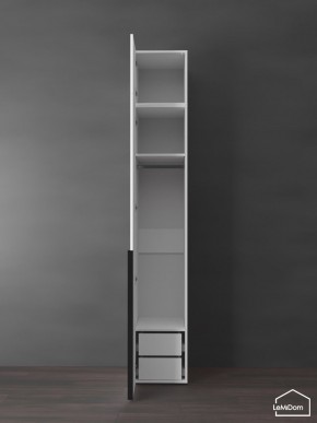 Шкаф с антресолью Linnea MHR-1A-3 2450х400х510 (Белый-М 11.1.2) в Елабуге - elabuga.mebel24.online | фото 5