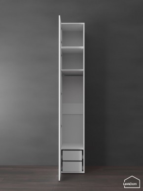 Шкаф с антресолью Linnea MHR-1POA-3 2450х400х510 (Белый-М 11.1.2) в Елабуге - elabuga.mebel24.online | фото 5