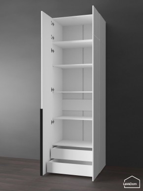 Шкаф с антресолью Linnea MHR-2A-4 2450х800х510 (Белый-М 11.1.1) в Елабуге - elabuga.mebel24.online | фото 5