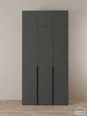 Шкаф с антресолью Linnea MHR-3A-2 2450х1200х510 (Графит-М 11.1.25) в Елабуге - elabuga.mebel24.online | фото