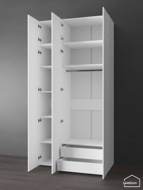 Шкаф с антресолью Linnea MHR-3POA-2 2450х1200х510 (Белый-М 11.1.2) в Елабуге - elabuga.mebel24.online | фото 5
