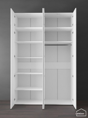 Шкаф с антресолью Linnea MHR-4POA-1 2450х1600х510 (Белый-М 11.1.2) в Елабуге - elabuga.mebel24.online | фото 4
