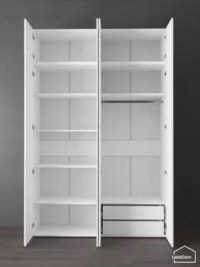 Шкаф с антресолью Linnea MHR-4POA-2 2450х1600х510 (Белый-М 11.1.2) в Елабуге - elabuga.mebel24.online | фото 5