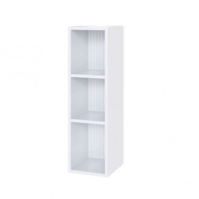 Шкаф Сириния навесной открытый белый/МДФ белый снег в Елабуге - elabuga.mebel24.online | фото