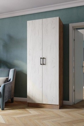 Шкаф Вегас 800 Дуб крафт табачный/Дуб крафт белый в Елабуге - elabuga.mebel24.online | фото 1