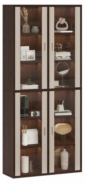 Шкаф-витрина Домино СУ(ш2в2)+4ФС в Елабуге - elabuga.mebel24.online | фото 2