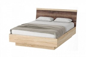 СОНАТА КРС-1600 Кровать с ПМ (дуб сонома/дуб сакраменто) в Елабуге - elabuga.mebel24.online | фото
