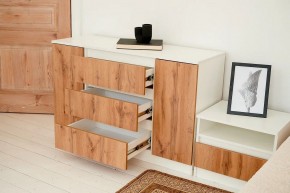 Спальный гарнитур Парус (Белый/Вотан) 1400 (Вариант-1) в Елабуге - elabuga.mebel24.online | фото 13