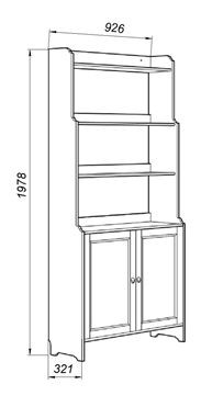 Стеллаж 20 Вествик, массив сосны, цвет белый в Елабуге - elabuga.mebel24.online | фото 2