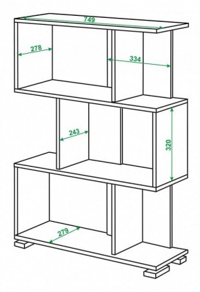 Стеллаж Домино нельсон СЛ-5-3 в Елабуге - elabuga.mebel24.online | фото 2