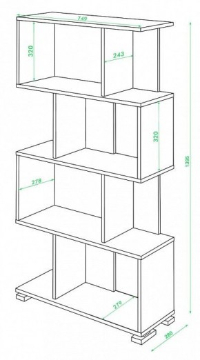 Стеллаж Домино нельсон СЛ-5-4 в Елабуге - elabuga.mebel24.online | фото 2