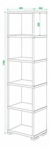 Стеллаж Домино СБ-15/5 в Елабуге - elabuga.mebel24.online | фото 2