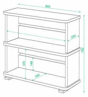 Стеллаж Домино СБ-25/2 в Елабуге - elabuga.mebel24.online | фото 3