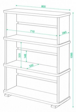 Стеллаж Домино СБ-25/3 в Елабуге - elabuga.mebel24.online | фото 3