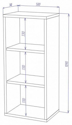 Стеллаж Домино СУ(ш1в1) в Елабуге - elabuga.mebel24.online | фото 2