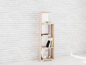 Стеллаж Ромео-6 Дуб сонома/Белый в Елабуге - elabuga.mebel24.online | фото