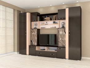 Стенка Оскар-18-1 венге-дуб молочный в Елабуге - elabuga.mebel24.online | фото