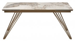 Стол ACERRA NEW 160 GLOSS LUXURY PANDORA SOLID CERAMIC/ каркас цвета шампань, ®DISAUR в Елабуге - elabuga.mebel24.online | фото 11