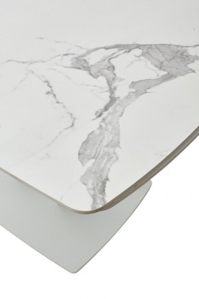 Стол ALATRI 120 GLOSS STATUARIO WHITE SOLID CERAMIC / WHITE, ®DISAUR в Елабуге - elabuga.mebel24.online | фото 10