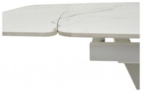Стол ALATRI 120 GLOSS STATUARIO WHITE SOLID CERAMIC / WHITE, ®DISAUR в Елабуге - elabuga.mebel24.online | фото 3