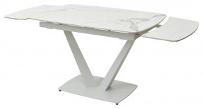 Стол ALATRI 120 GLOSS STATUARIO WHITE SOLID CERAMIC / WHITE, ®DISAUR в Елабуге - elabuga.mebel24.online | фото 9