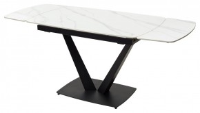 Стол ALATRI 120 MATT WHITE MARBLE SOLID CERAMIC / BLACK, ®DISAUR в Елабуге - elabuga.mebel24.online | фото 10