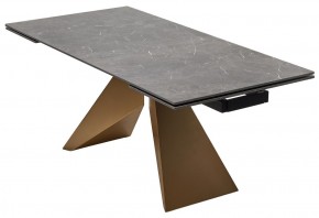 Стол ALES 180 BLACK GRAVE SOLID CERAMIC, керамика / бронзовый, ®DISAUR в Елабуге - elabuga.mebel24.online | фото 14