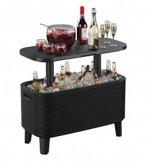 Стол Беви Бар (Bevy Bar Large Cool Bar), графит в Елабуге - elabuga.mebel24.online | фото 3