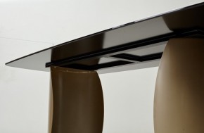 Стол BRONTE 220 KL-188 Контрастный мрамор матовый, итальянская керамика/ Шампань, ®DISAUR в Елабуге - elabuga.mebel24.online | фото 6