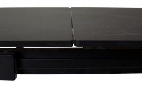 Стол CORNER 120 MATT BLACK MARBLE SOLID CERAMIC / BLACK, ®DISAUR в Елабуге - elabuga.mebel24.online | фото 1