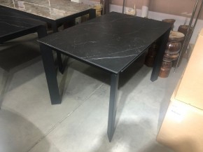 Стол CORNER 120 MATT BLACK MARBLE SOLID CERAMIC / BLACK, ®DISAUR в Елабуге - elabuga.mebel24.online | фото 10