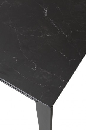 Стол CORNER 120 MATT BLACK MARBLE SOLID CERAMIC / BLACK, ®DISAUR в Елабуге - elabuga.mebel24.online | фото 5
