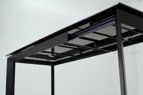 Стол CREMONA 140 KL-99 Белый мрамор матовый, итальянская керамика / черный каркас, ®DISAUR в Елабуге - elabuga.mebel24.online | фото 13