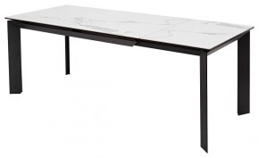 Стол CREMONA 140 MATTE STATUARIO Белый мрамор матовый, керамика/ черный каркас, ®DISAUR в Елабуге - elabuga.mebel24.online | фото 5